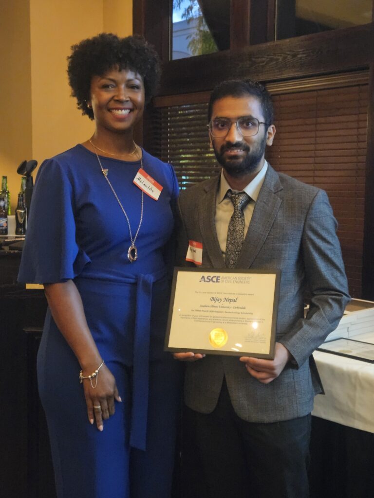 Bijay Nepal Receives the 2026 ASCE St. Louis Mike Alizadeh / Geotechnology Scholarship